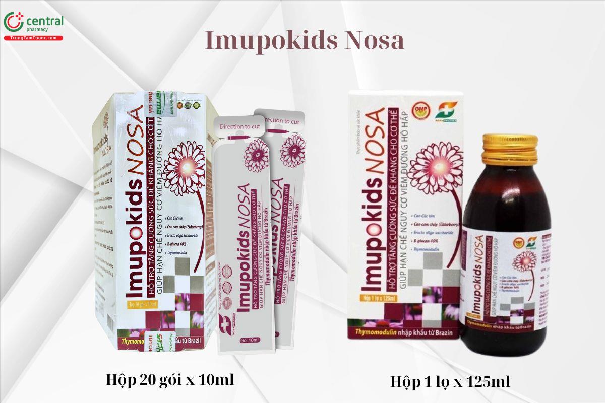 Imupokids Nosa dạng lọ và dạng gói