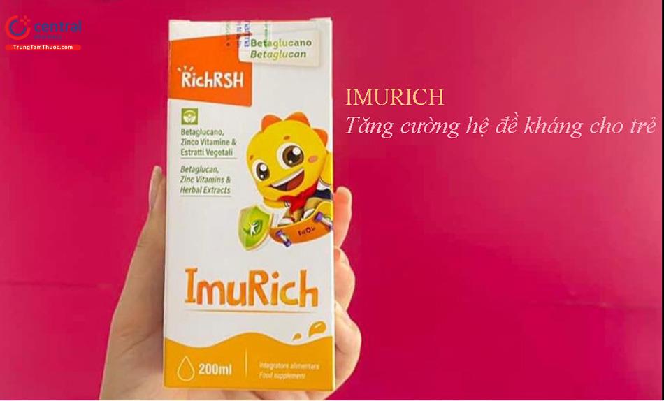 Hình 1: Tác dụng của sản phẩm ImuRich