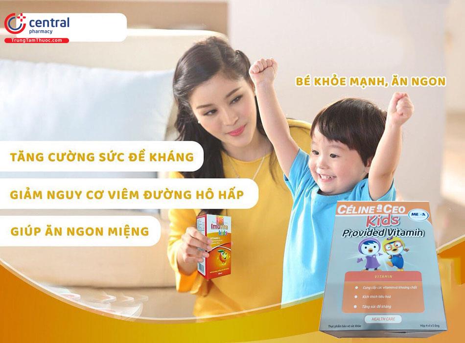 Hình 1: Tác dụng của Kids Provided Vitamin