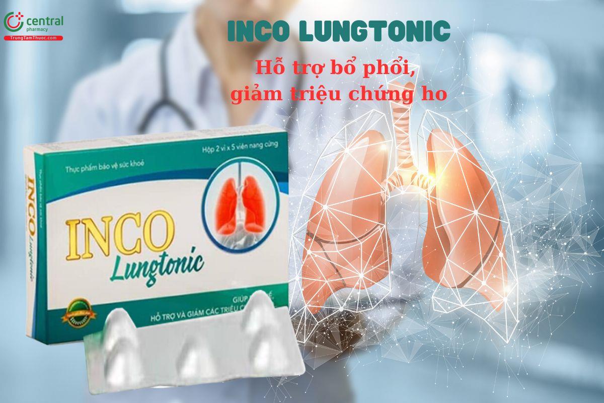 Inco Lungtonic - Hỗ trợ bổ phổi, làm giảm triệu chứng ho