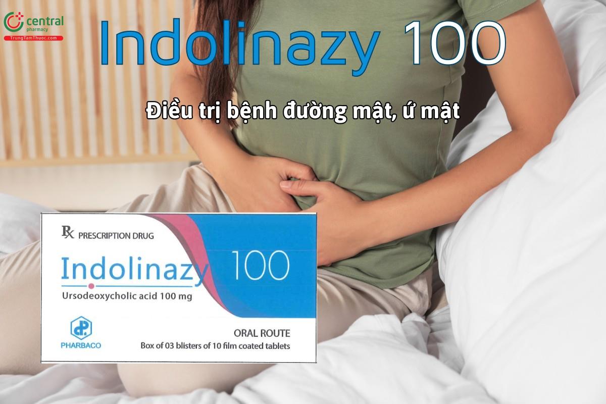 Thuốc Indolinazy 100 điều trị bệnh đường mật và bệnh gan liên quan ứ mật