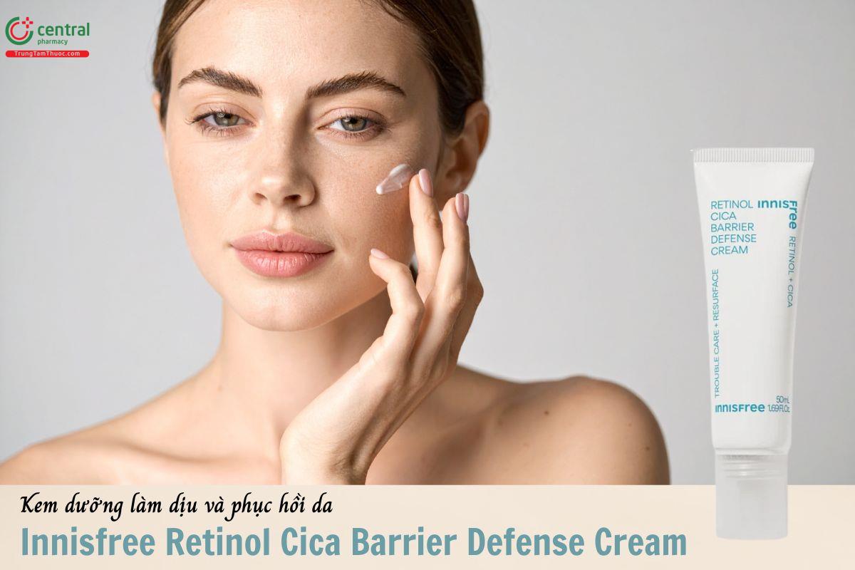 Kem dưỡng làm dịu, phục hồi Innisfree Retinol Cica Barrier Defense Cream
