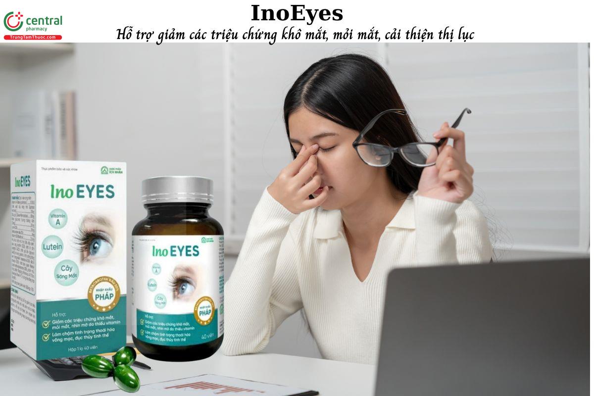 InoEyes - Cải thiện thị lực, giảm triệu chứng khô mắt, mỏi mắt