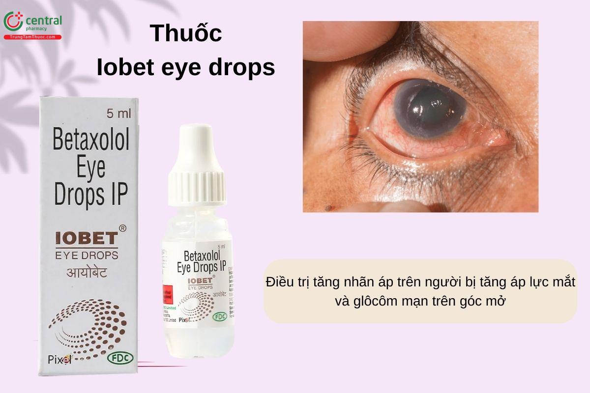 Chỉ định của thuốc Iobet eye drops