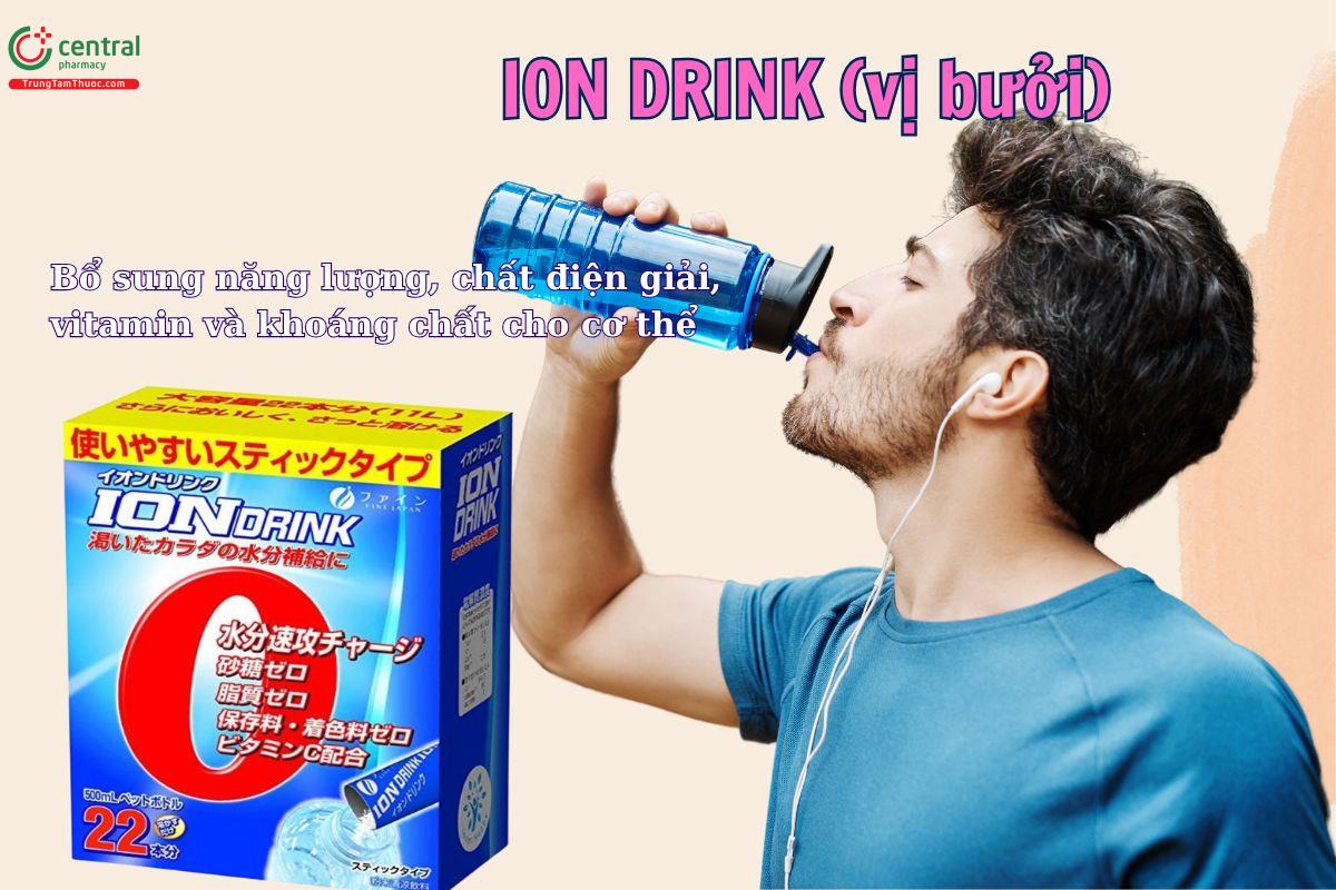  Ion Drink (vị bưởi) giúp bổ sung điện giải cho cơ thể, tăng cường sự bền bỉ, dẻo dai