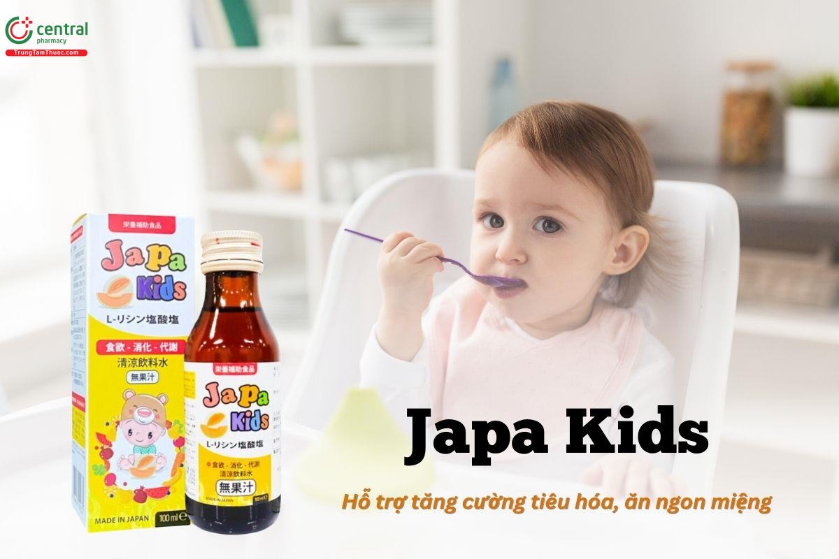 Japa Kids kích thích ăn ngon miệng, hỗ trợ tiêu hóa khỏe cho trẻ