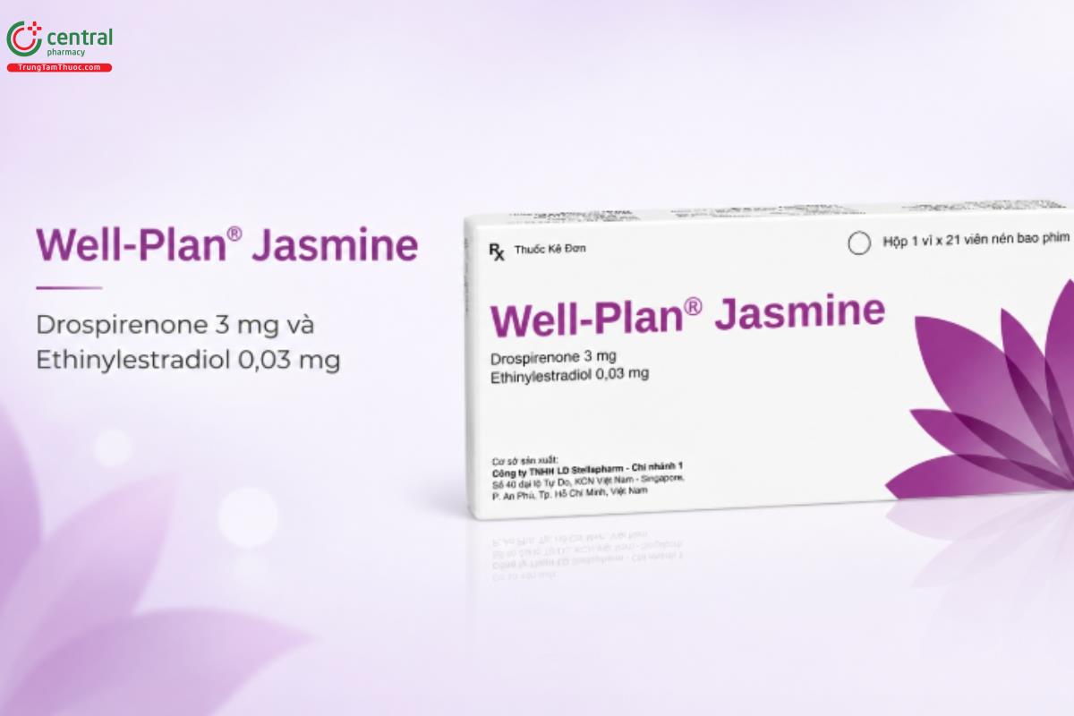 Thuốc Well-Plan® Jasmine dùng tránh thai đường uống hằng ngày 