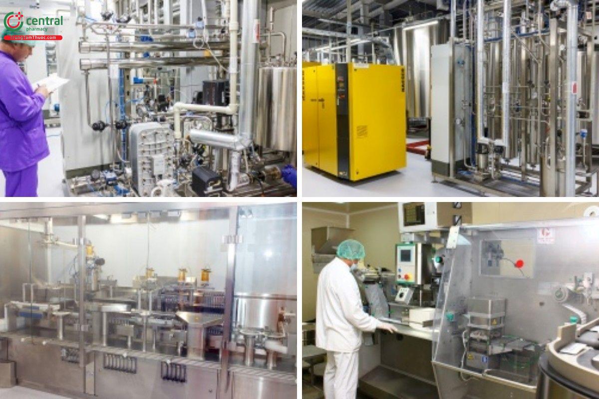 Nhà máy của Joint Limited Liability Company "Lekpharm" được trang bị các máy móc hiện đại