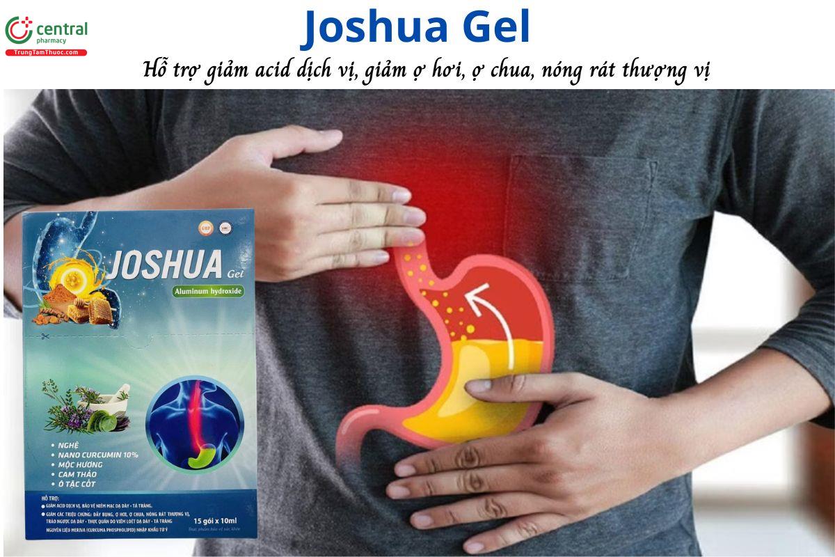 Joshua Gel - Hỗ trợ giảm acid dịch vị, giảm ợ hơi, ợ chua, trào ngược dạ dày