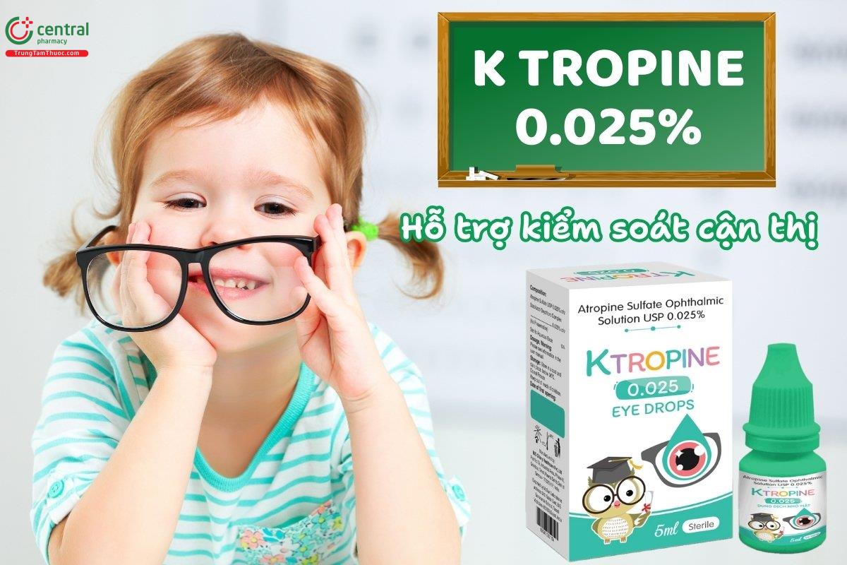 K TROPINE 0.025% - Kiểm soát cận thị ở trẻ em