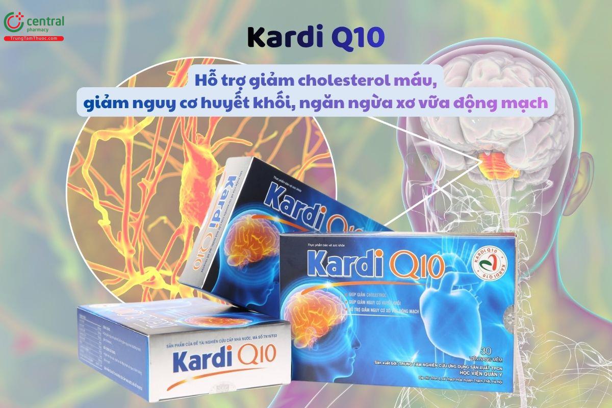 Kardi Q10 hỗ trợ lưu thông máu, giảm nguy cơ huyết khối