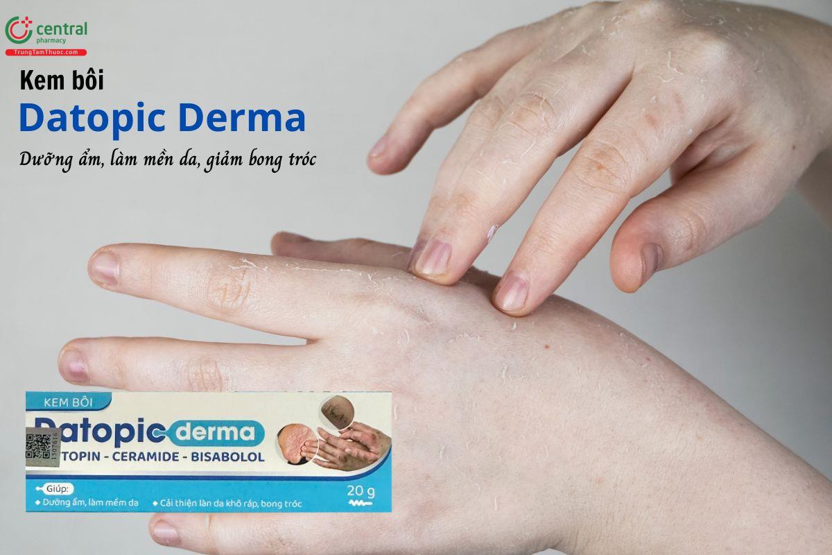 Kem bôi Datopic Derma - Dưỡng ẩm, làm mền da, giảm bong tróc, khô da