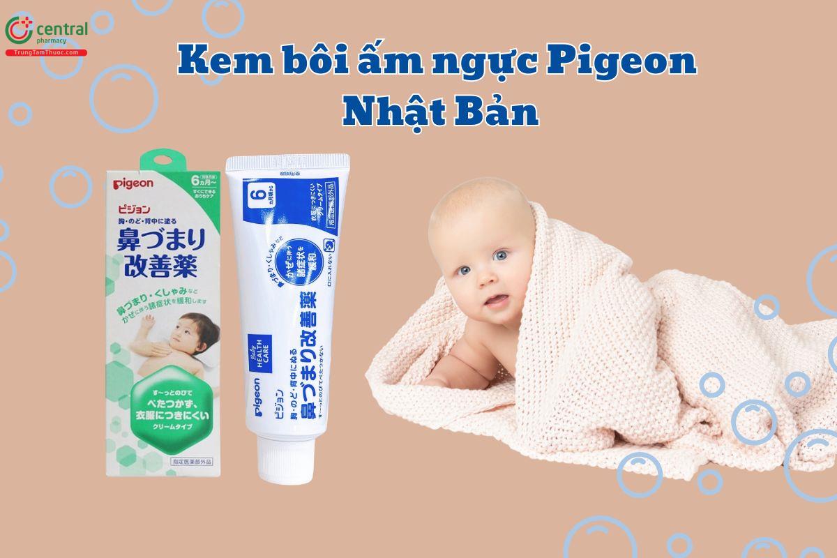 Kem bôi ấm ngực Pigeon Nhật Bản