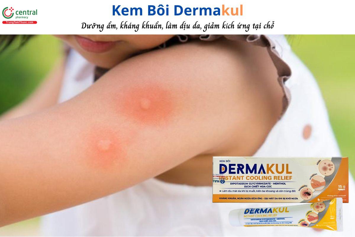 Kem bôi Dermakul - Kháng khuẩn, ngăn ngừa kích ứng, làm dịu mát da