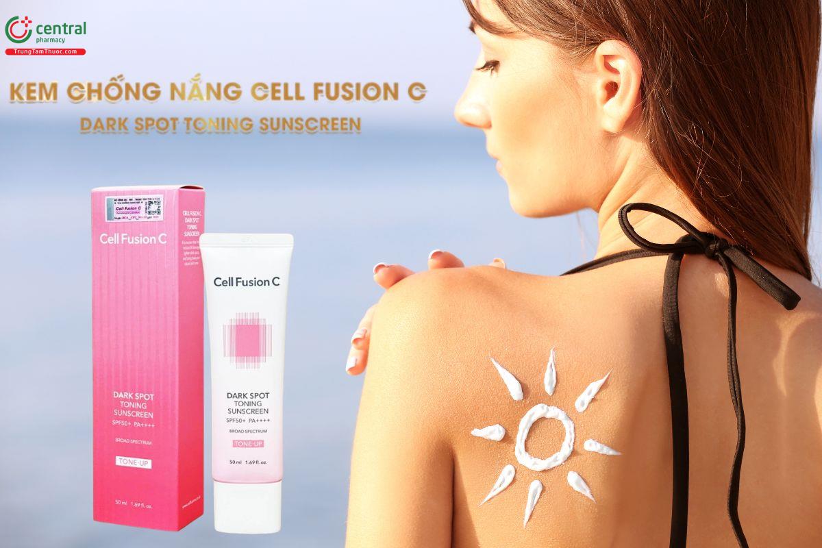 Kem chống nắng Cell Fusion C Dark Spot Toning Sunscreen nâng tone, che khuyết điểm