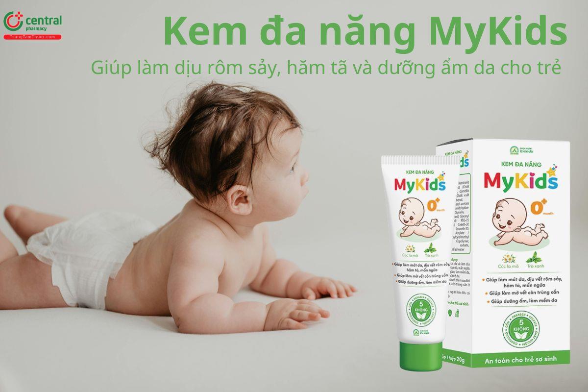 Kem đa năng MyKids giúp làm dịu rôm sảy, hăm tã, dưỡng ẩm da cho trẻ