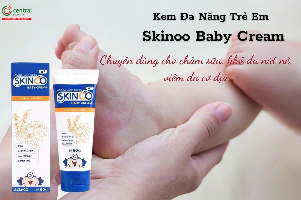 Skinoo Baby Cream giúp dưỡng ẩm, làm mềm da