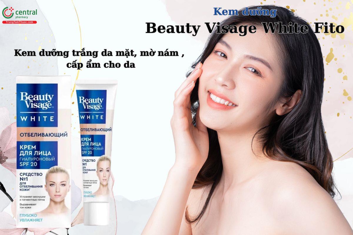 Kem Beauty Visage White Fito hỗ trợ làm sáng da mặt, mờ nám, sạm da