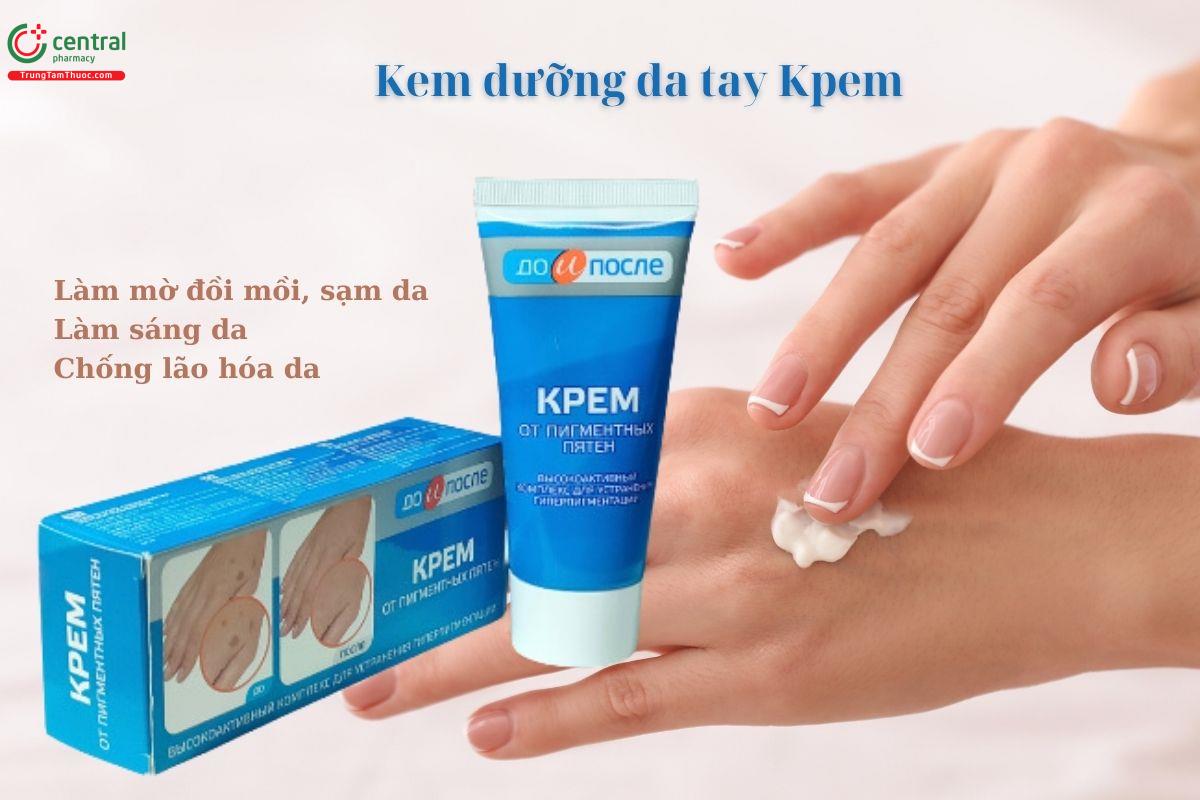 Kem dưỡng da tay Kpem làm mờ nám, đồi mồi, nếp nhăn trên da