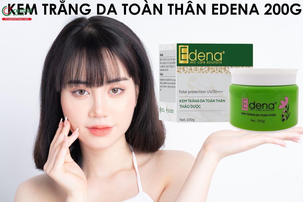 Kem dưỡng trắng toàn thân Edena 200g - Giúp làm trắng, mờ thâm