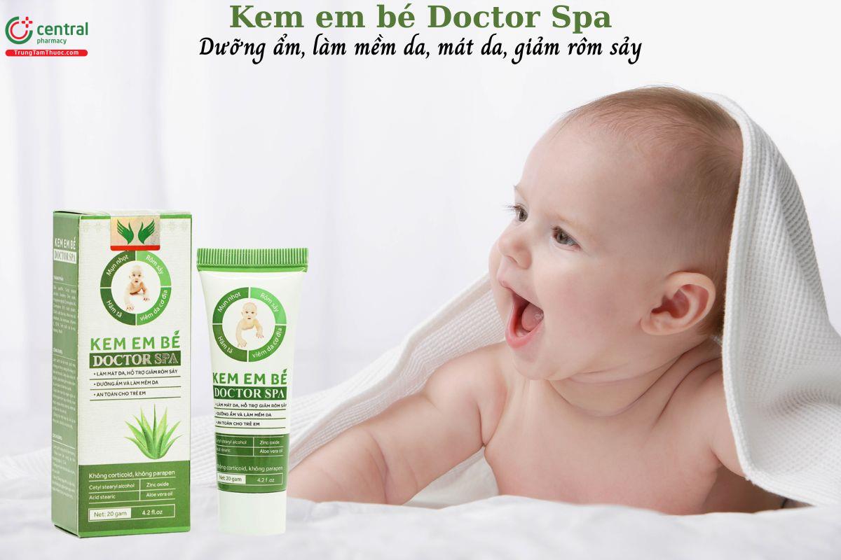 Kem em bé Doctor Spa - Làm mát da, dưỡng ẩm, hỗ trợ giảm rôm sảy