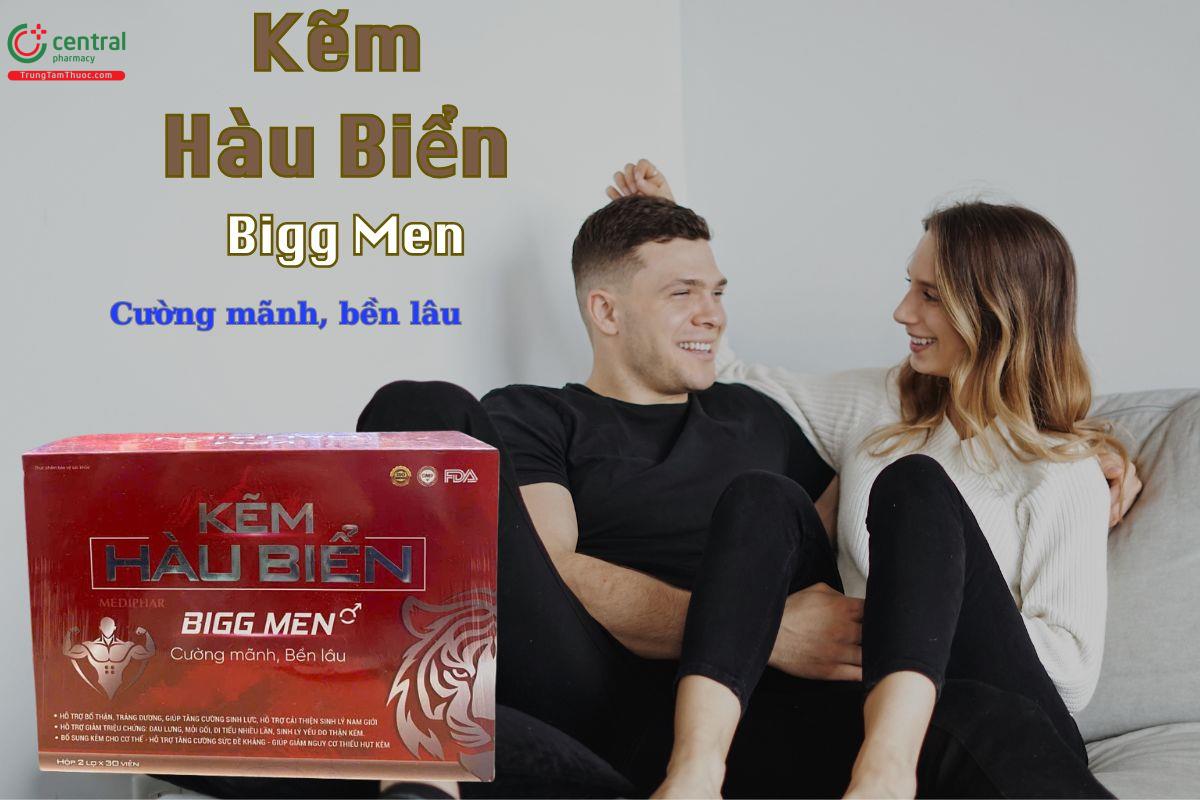 Viên uống Kẽm Hàu Biển Bigg Men giúp tăng cường sinh lý nam giới