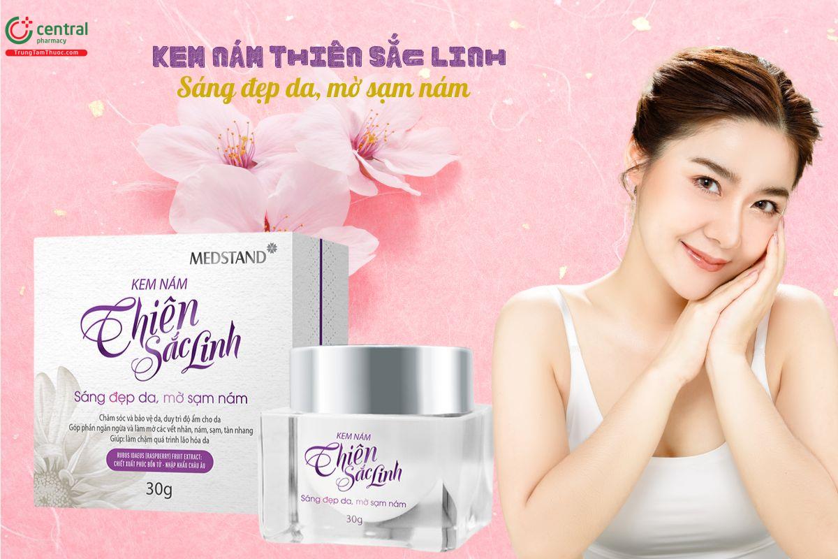 Kem nám Thiên Sắc Linh làm mờ thâm nám, sạm da, tàn nhang