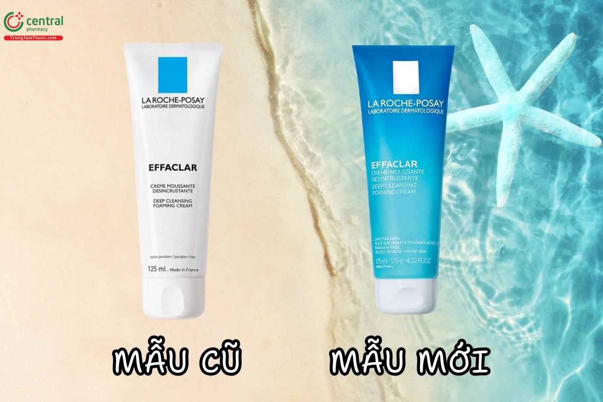 Thông báo thay đổi bao bì Sữa rửa mặt La Roche-Posay Effaclar Deep Cleansing Foaming Cream 125ml