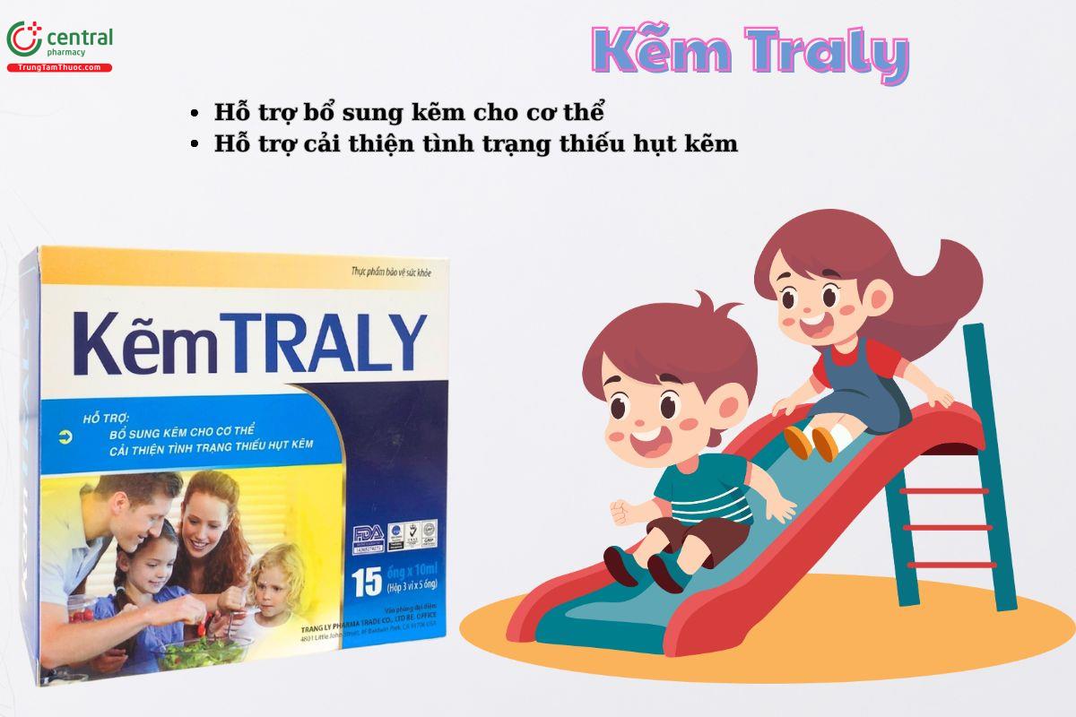 Kẽm Traly giúp bổ sung Kẽm cho cơ thể