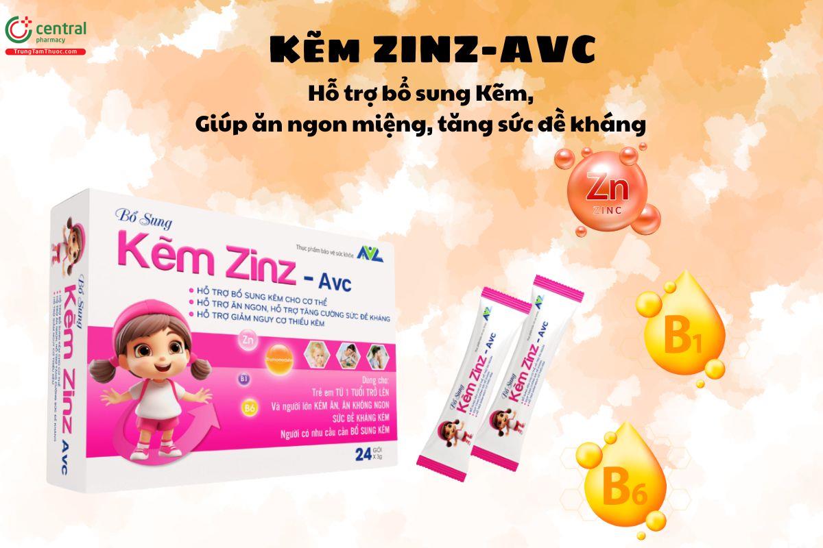 Bổ sung Kẽm ZinZ-AVC - Kích thích ăn ngon, tăng sức đề kháng