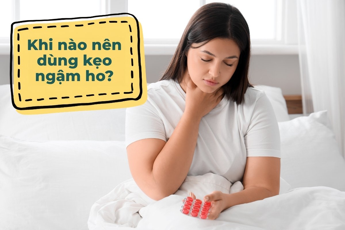 Kẹo ngậm ho giúp giảm ho hiệu quả