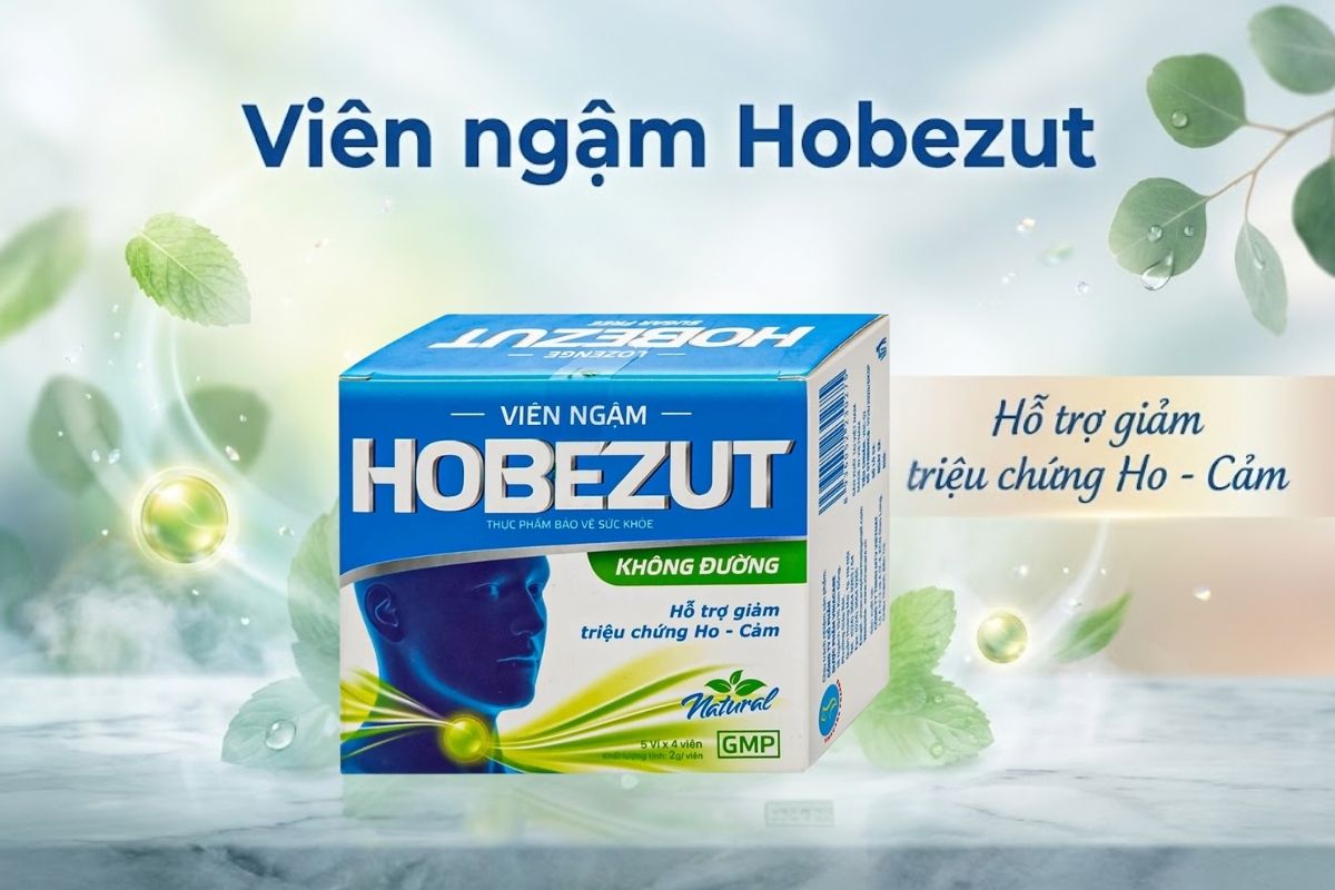 Giảm nhanh cơn ho bằng Hobezut