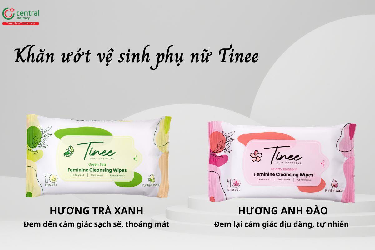 Khăn ướt vệ sinh phụ nữ Tinee