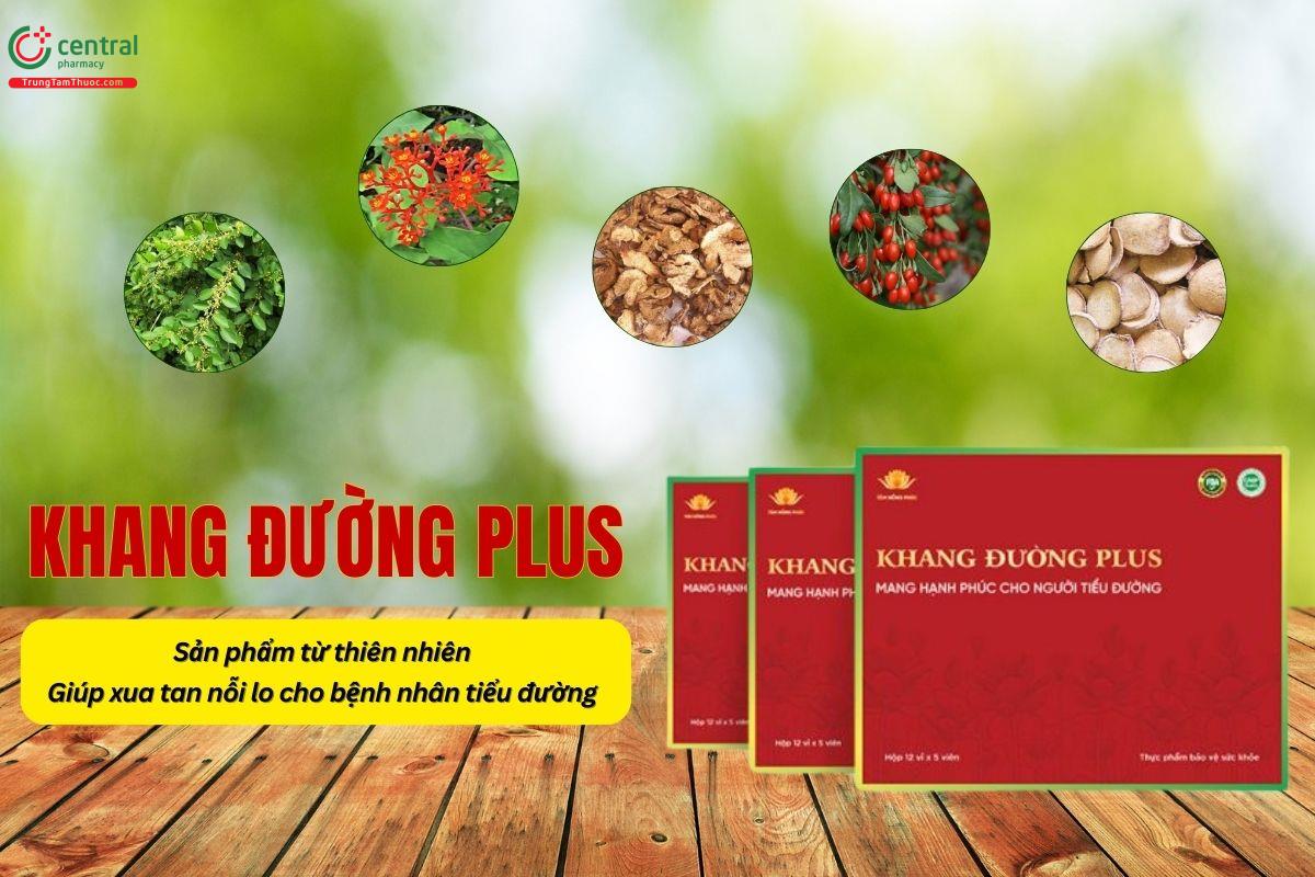 Khang đường Plus Tâm Hồng Phúc có chứa những thành phần gì?