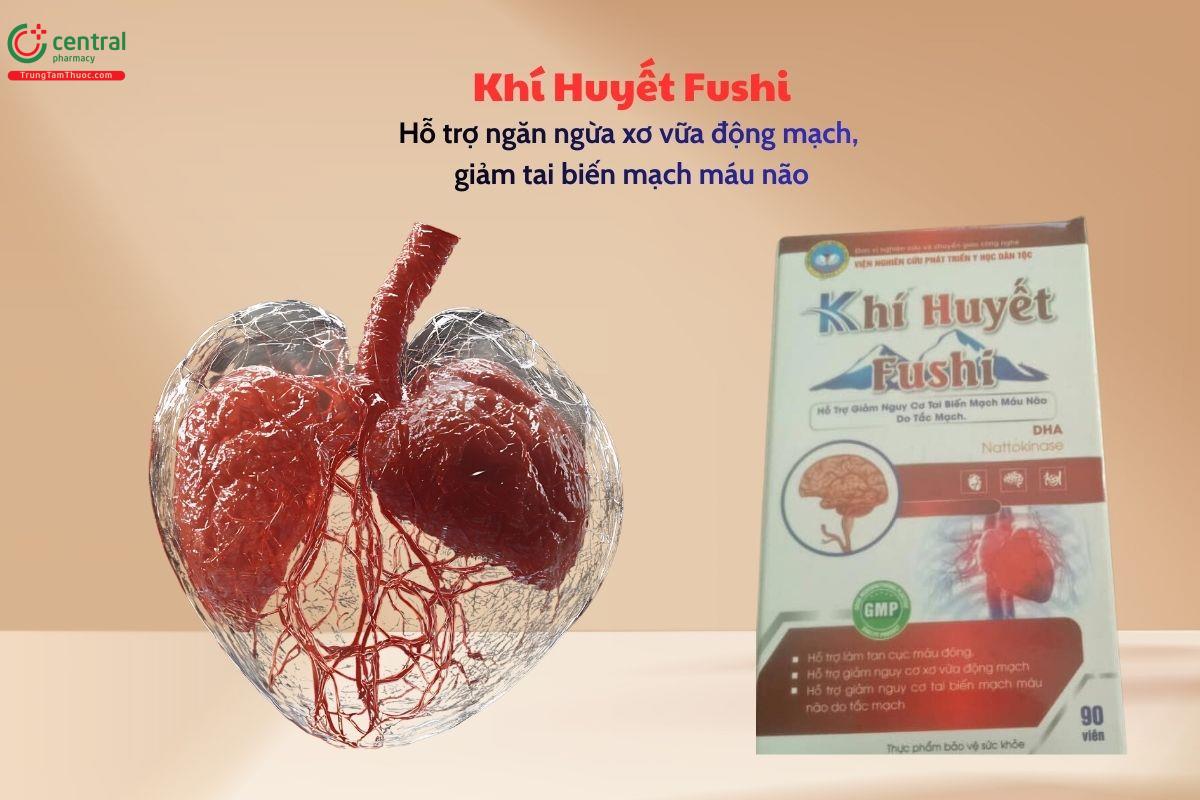 Khí Huyết Fushi ngăn ngừa xơ vữa động mạch, tai biến mạch máu não