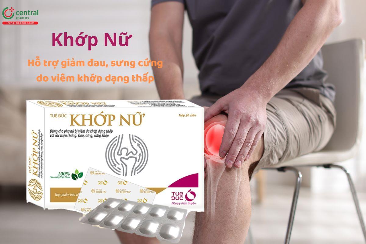 Khớp Nữ hỗ trợ làm giảm các triệu chứng của viêm khớp dạng thấp