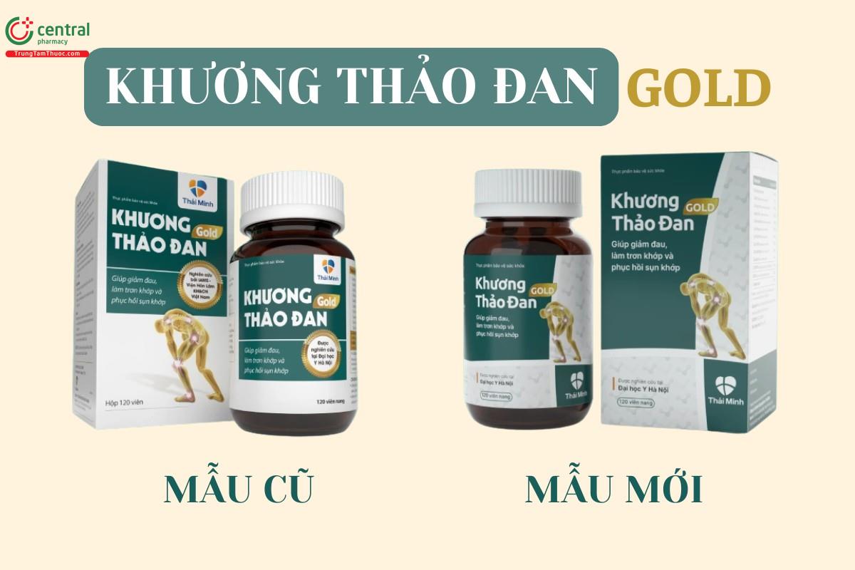 So sánh 2 mẫu Khương Thảo Đan Gold