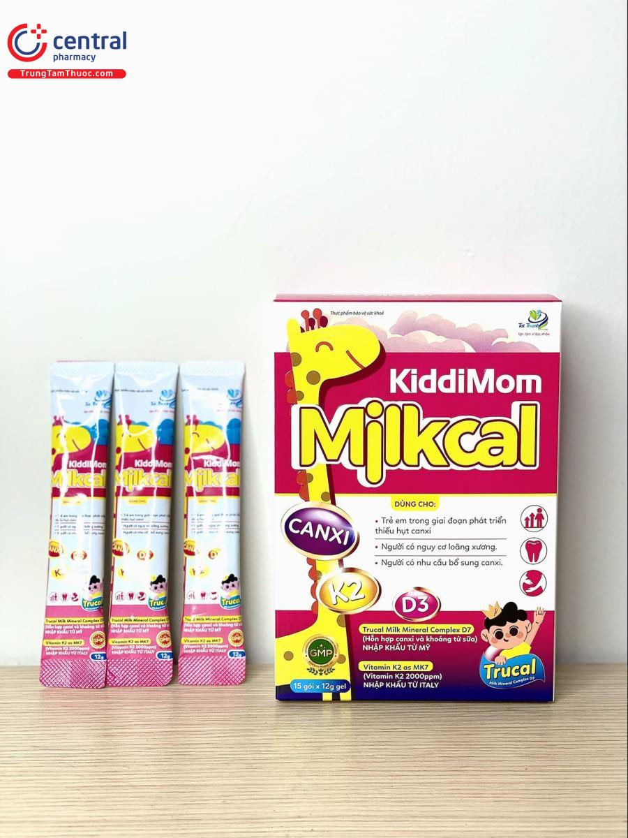 Hình 1: Kiddimom Milkcal chứa Calci Sữa nhập khẩu từ Hoa Kỳ