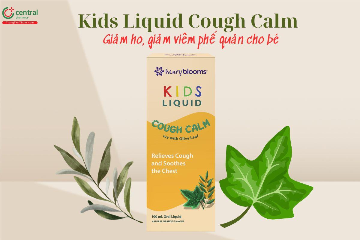 Kids Liquid Cough Calm - Giảm ho, viêm phế quản cho bé