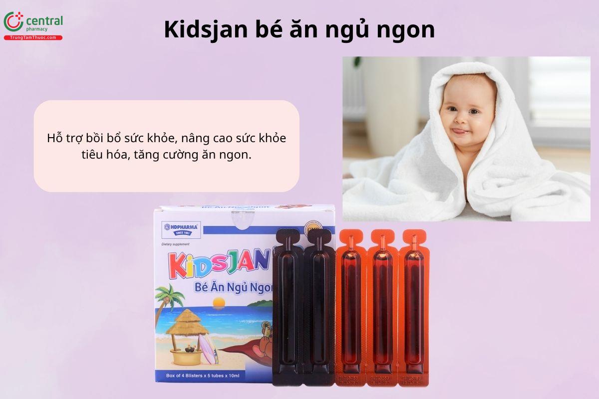 Công dụng của Kidsjan bé ăn ngủ ngon