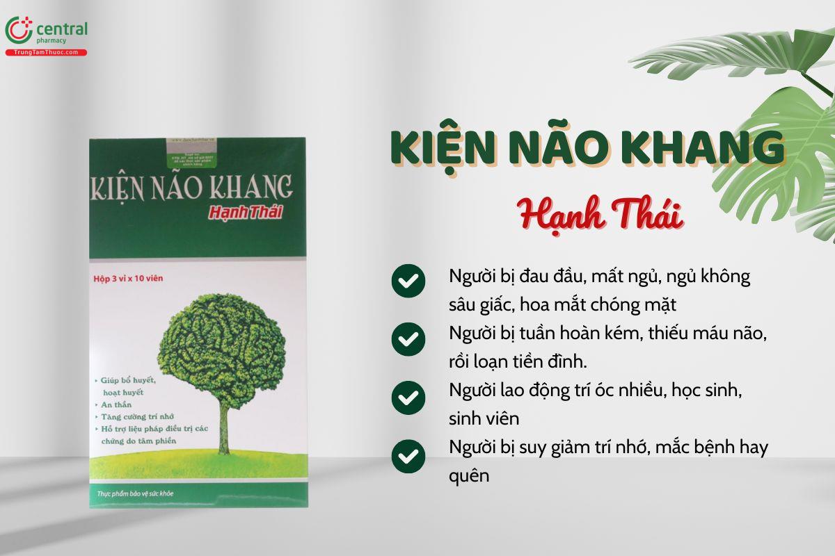 Kiện Não Khang Hạnh Thái bổ huyết, an thần, hỗ trợ tăng cường trí nhớ