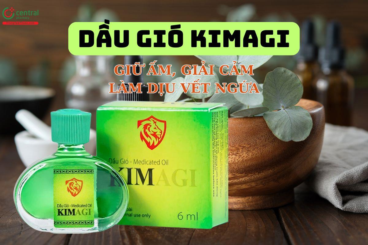 Dầu gió Kim AGI giữ ấm, giải cảm và làm dịu vết ngứa