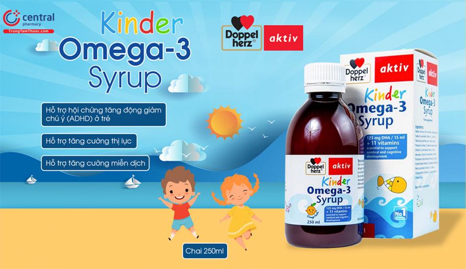 Kinder Omega-3 Syrup Doppelherz được sản xuất tại Đức