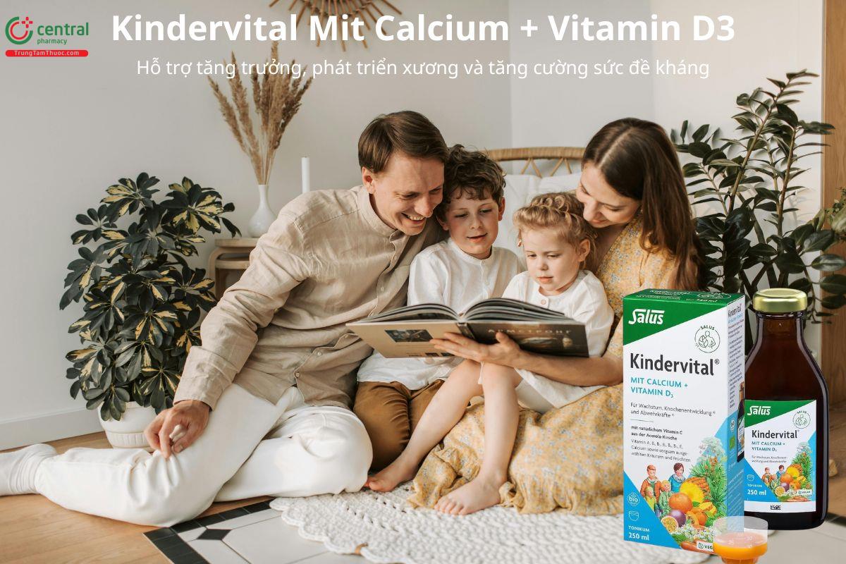 Kindervital Mit Calcium + Vitamin D3 hỗ trợ tăng cường đề kháng