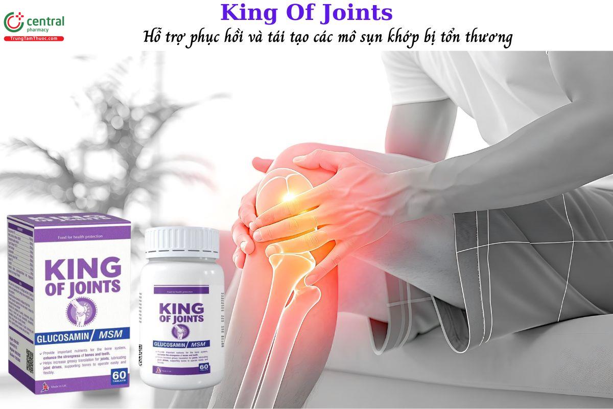 King Of Joints - Hỗ trợ phục hồi và tái tạo sụn khớp, giảm đau khớp