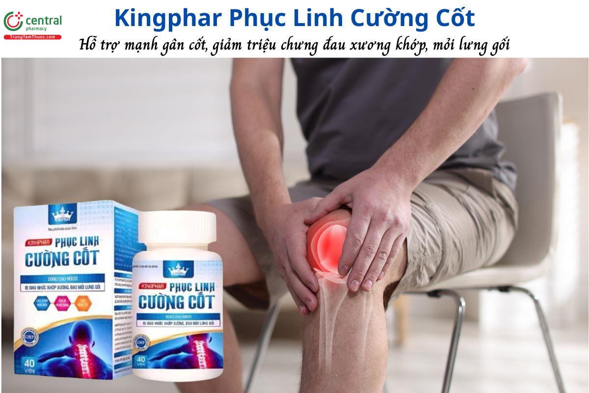 Kingphar Phục Linh Cường Cốt - Hỗ trợ mạnh gân cốt, giảm viêm khớp, đau khớp