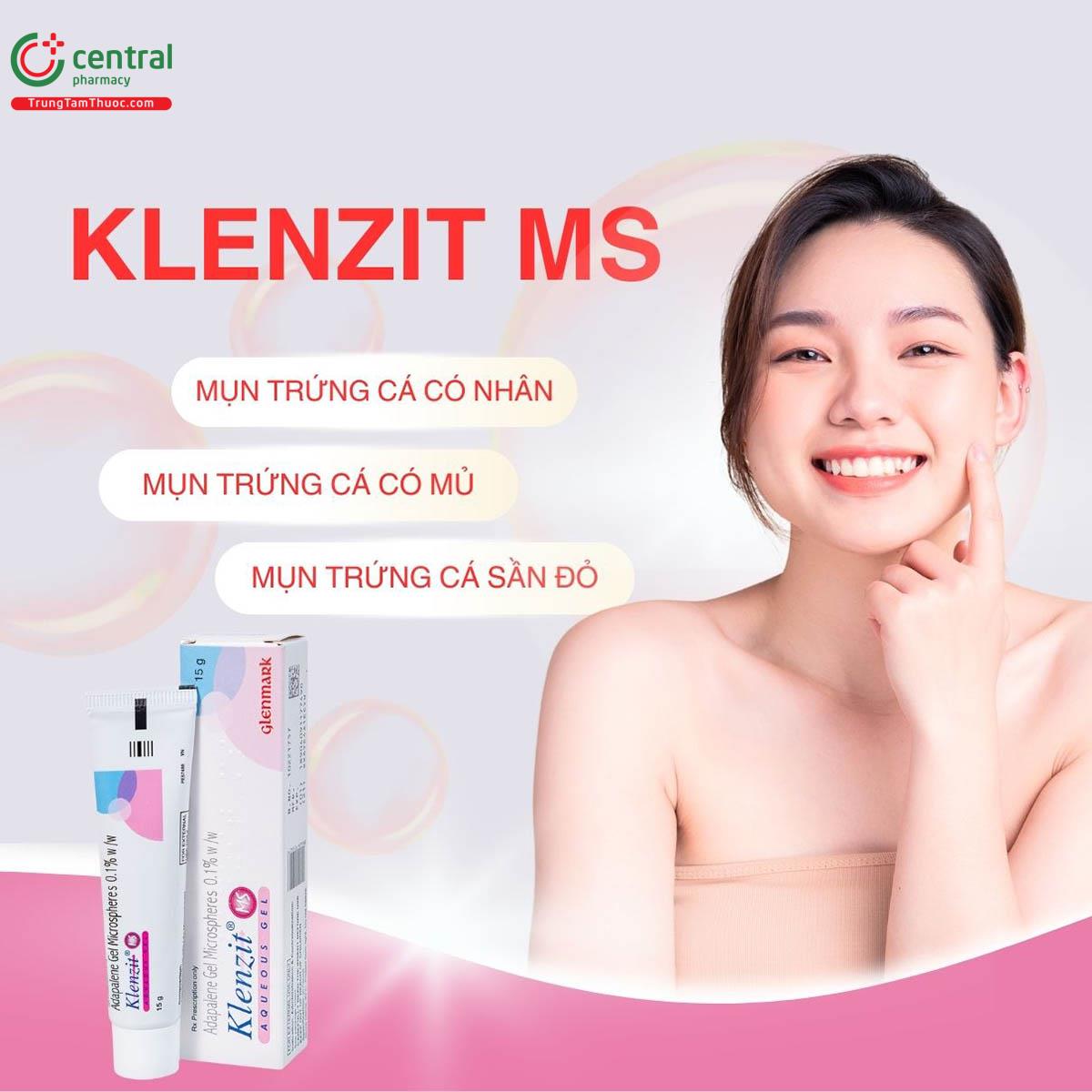 Klenzit MS trị mụn gì? Đẩy mụn trong bao lâu?