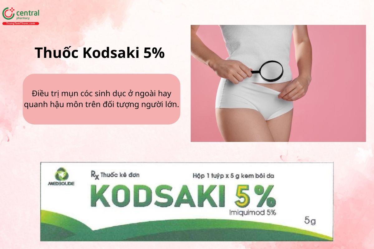 Chỉ định của thuốc Kodsaki 5%