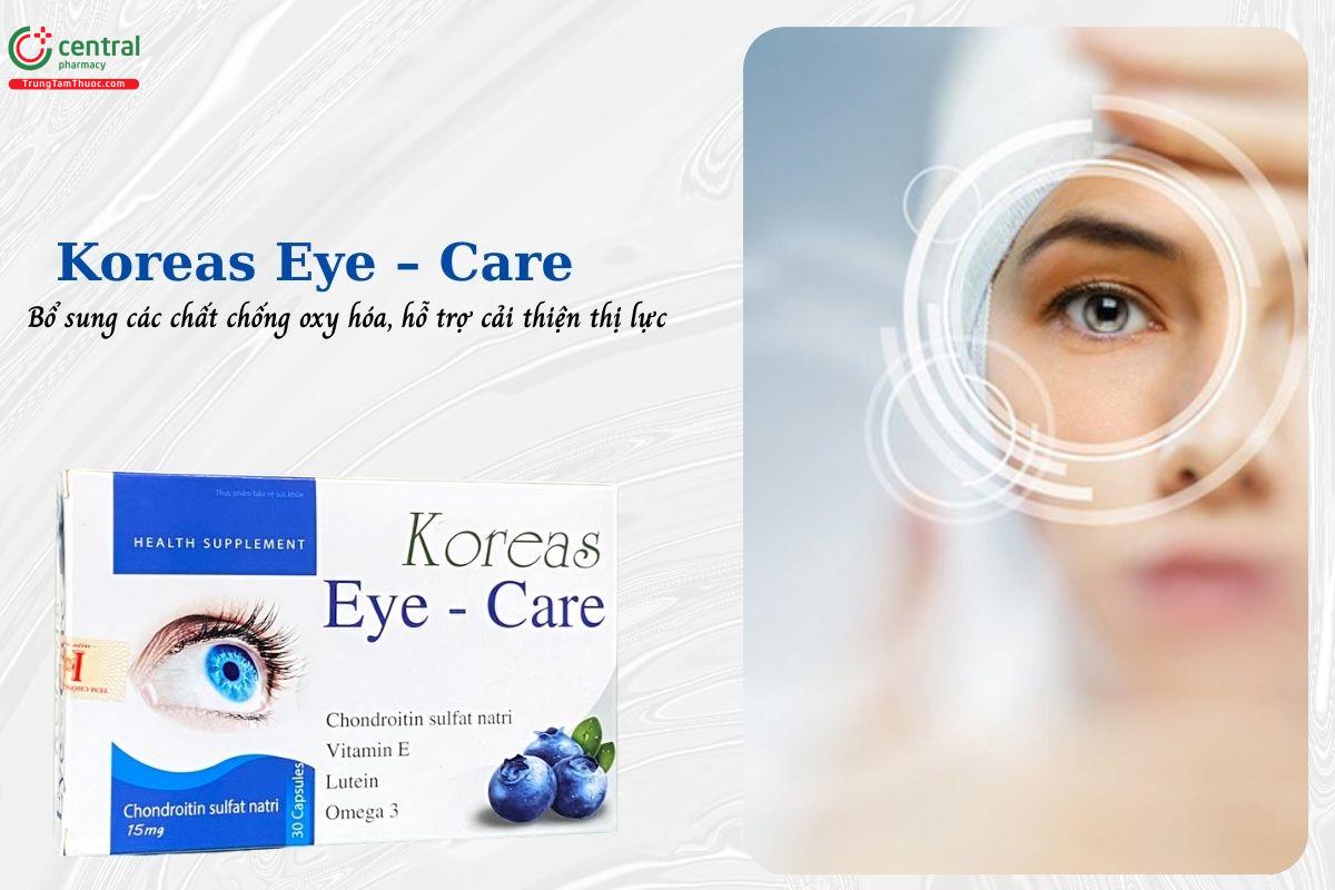 Koreas Eye - Care bổ sung các chất chống oxy hóa, cải thiện thị lực