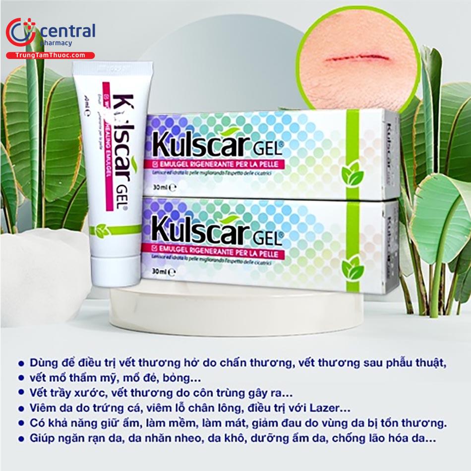 Công dụng của gel trị sẹo Kulscar gel